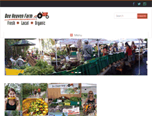 Tablet Screenshot of beeheavenfarm.com